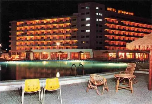 AK / Ansichtskarte  Roquetas_de_Mar_ES Hotel Playasol Piscina vista de noche