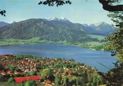 AK / Ansichtskarte  Tegernsee Panorama Blick gegen Hirschberg und Kampen Bayerische Voralpen