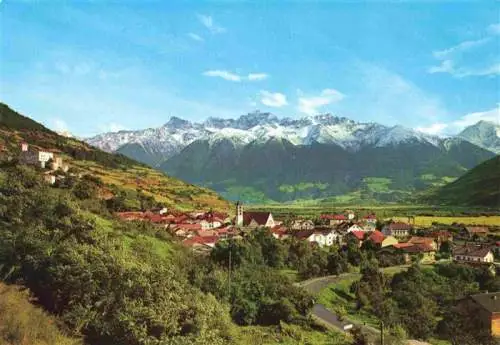 AK / Ansichtskarte  Schluderns_Suedtirol Panorama Vinschgau