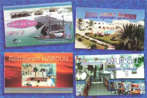 AK / Ansichtskarte 73961725 Djerba_Jerba_Tunesie Ile aux Flamants Roses Hotel Djerba Haroun Restaurant