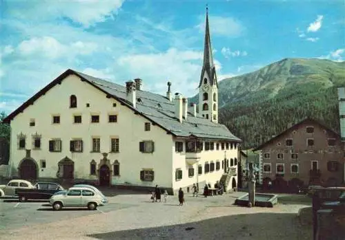 AK / Ansichtskarte  Zuoz_GR Dorfplatz