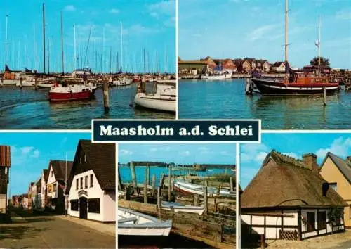 AK / Ansichtskarte 73961761 Maasholm Fischerdorf an der Schlei Fischereihafen Ortspartien