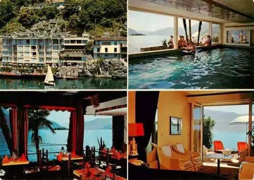 AK / Ansichtskarte  Ascona_Lago_Maggiore_TI Hotel Acapulco au Lac Hallenbad Gastraeume