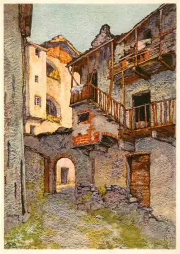 AK / Ansichtskarte  LOCARNO_Lago_Maggiore_TI Ortsmotiv Gemaelde