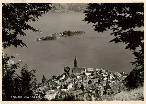 AK / Ansichtskarte  Ronco_Lago_Maggiore_TI Panorama