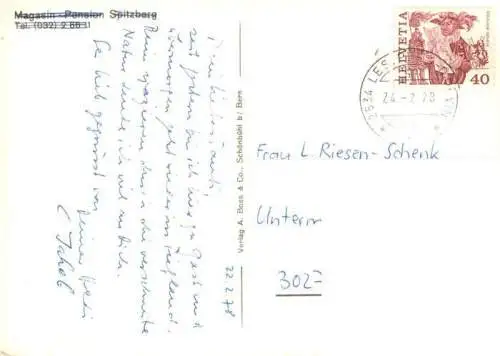 AK / Ansichtskarte  Pres-d_Orvin_BE et_Spitzberg