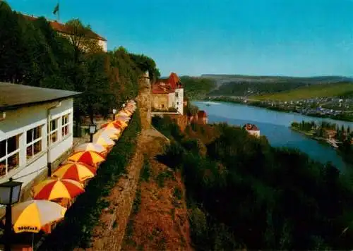 AK / Ansichtskarte  PAssAU Blick auf die Dreifluessestadt vom Cafe Restaurant Oberhaus