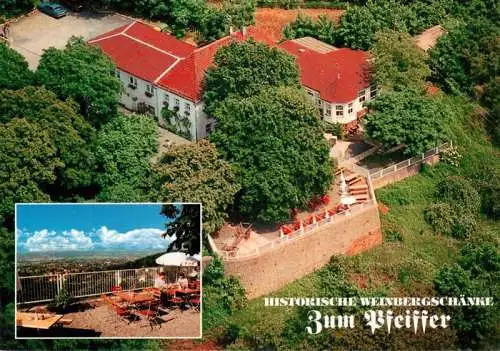 AK / Ansichtskarte  Wahnsdorf Hotel Restaurant Zum Pfeiffer Fliegeraufnahme Terrasse