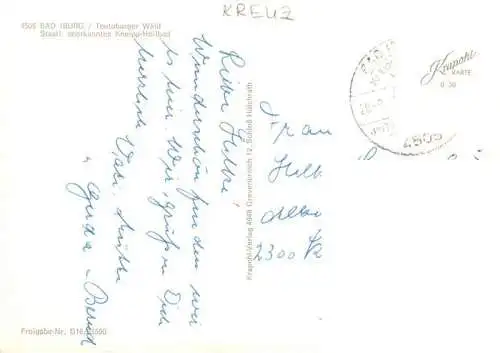 AK / Ansichtskarte 73961943 Bad_Iburg Staatl Kneipp Heilbad Fliegeraufnahme