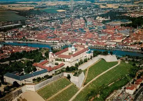 AK / Ansichtskarte  WueRZBURG_Bayern Fliegeraufnahme