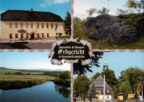 AK / Ansichtskarte 73961965 Satzung Gaststaette Pension Erbgericht Panorama Teilansichten