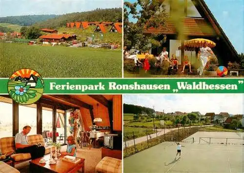 AK / Ansichtskarte  Ronshausen Ferienpark Ronshausen Appartements Tennisplatz