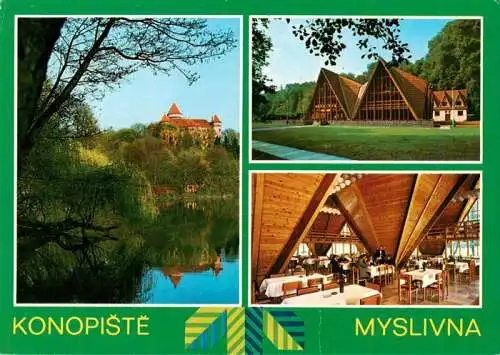 AK / Ansichtskarte  Myslivna_Konopiste_CZ Jaegerhaus Hunting Lodge Chalet de chasse