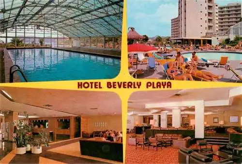 AK / Ansichtskarte  Paguera_Peguera_Calvia_Mallorca_ES Hotel Beverly Playa Hallenbad Gastraum Foyer Pool