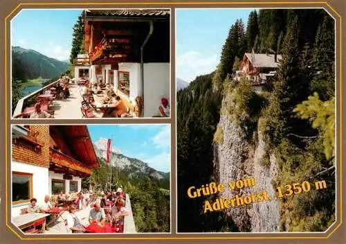 AK / Ansichtskarte 73962023 Nesselwaengle_Tirol_AT Alpengasthof Adlerhorst Terrasse