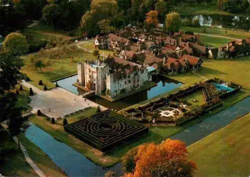 AK / Ansichtskarte  Edenbridge_Sevenoaks_Kent_UK Hever Castle and Tudor Village Fliegeraufnahme