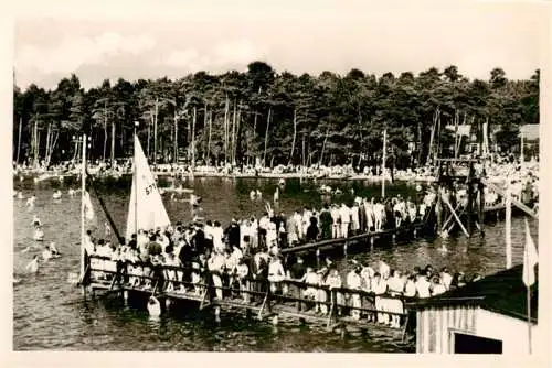 AK / Ansichtskarte  Arendsee_Altmark Badesteg