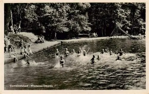 AK / Ansichtskarte  Oberau_Niederau Gemeindebad