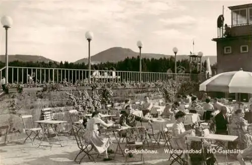 AK / Ansichtskarte  Grossschoenau_Sachsen Waldstrandbad HO Gaststaette