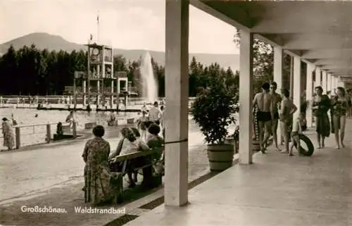 AK / Ansichtskarte  Grossschoenau_Sachsen Waldstrandbad