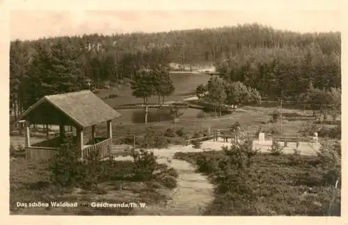 AK / Ansichtskarte  Geschwenda Das schoene Waldbad