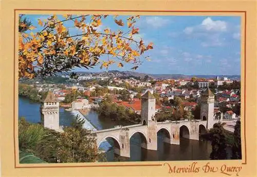 AK / Ansichtskarte  Cahors_en_Quercy_46_Lot Pont Valentré vue panoramique sur la ville