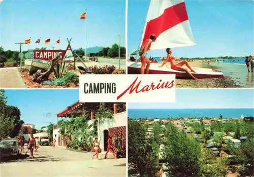 AK / Ansichtskarte  Montroig_ES Camping Marius Strand