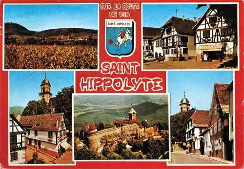 AK / Ansichtskarte  Saint-Hippolyte_Haut-Rhin Au pied du Château du Haut-Koenigsbourg