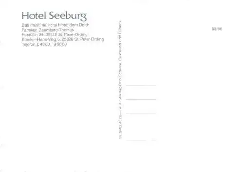 AK / Ansichtskarte 73962166 St_Peter-Ording Hotel Seeburg