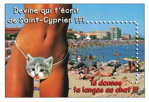 AK / Ansichtskarte  Saint_Cyprien_Plage_66_Pyrenees-Orientales Badenixe Strand