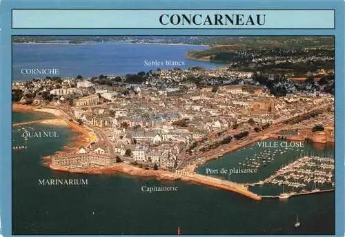 AK / Ansichtskarte  Concarneau_29_Finistere La corniche vue aérienne
