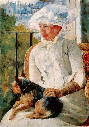 AK / Ansichtskarte  Verlag_Wiechmann_Nr. 2772 Mary Cassatt Frau mit Hund 