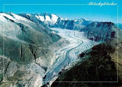 AK / Ansichtskarte  Gletscher_Glacier_Glaciar Aletschgletscher Schoenbluehlhorn 