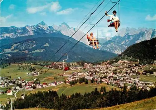 AK / Ansichtskarte 73962247 Sessellift_Chairlift_Telesiege Seefeld in Tirol 