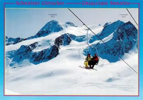 AK / Ansichtskarte 73962256 Sessellift_Chairlift_Telesiege Schnalser Gletscher 