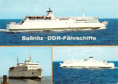 AK / Ansichtskarte 73962258 Faehre_Ferry_Bac_Traghetto Sassnitz DDR Ruegen