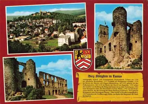 AK / Ansichtskarte 73962265 Koenigstein__Taunus Fernblick vom Burgturm Burgruine Historie