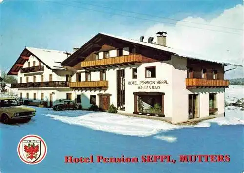 AK / Ansichtskarte  Mutters_Tirol_AT Hotel Pension Seppl im Winter