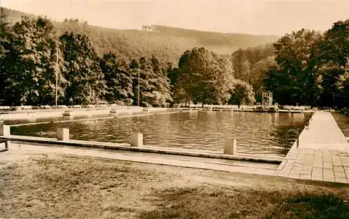 AK / Ansichtskarte  Schwarzburg_Rudolstadt_Thueringen Schwimmbad