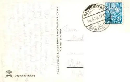 AK / Ansichtskarte  Rechenberg_-Bienenmuehle_Osterzgebirge Sommererholung und Wintersportgebiet