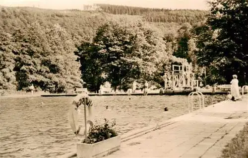 AK / Ansichtskarte  Schwarzburg_Rudolstadt_Thueringen Schwimmbad