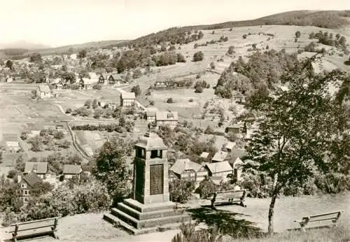 AK / Ansichtskarte  Goldlauter-Heidersbach_Suhl Denkmal Panorama