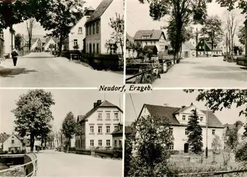 AK / Ansichtskarte  Neudorf_Erzgebirge Dorfstrassen