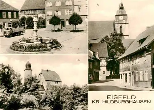 AK / Ansichtskarte  Eisfeld_Thueringen PdF Schloss Museum Otto Ludwig Kirche