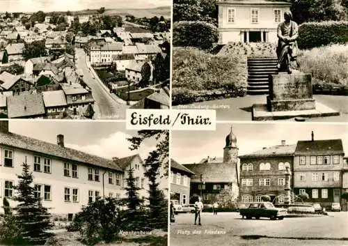 AK / Ansichtskarte 73962413 Eisfeld_Thueringen Stadtblick Otto Ludwig Garten Krankenhaus PdF