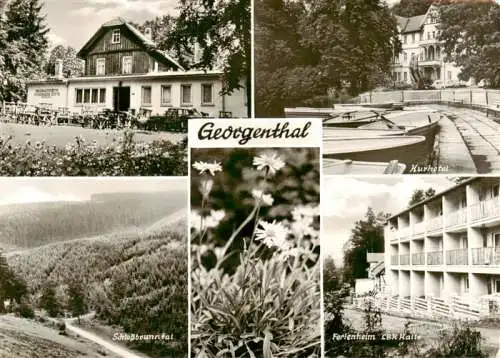 AK / Ansichtskarte 73962433 Georgenthal_Gotha Gastwirtschaft Kurhotel Schlossbrunntal Ferienheim CBK Halle