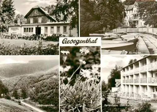 AK / Ansichtskarte  Georgenthal_Gotha Gastwirtschaft Kurhotel Schlossbrunntal Ferienheim CBK Halle