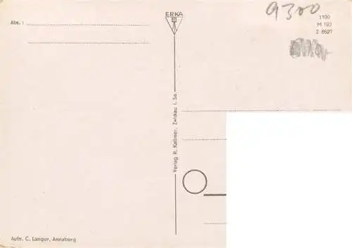 AK / Ansichtskarte  Annaberg_-Buchholz_Erzgebirge Ortsansicht Kirche
