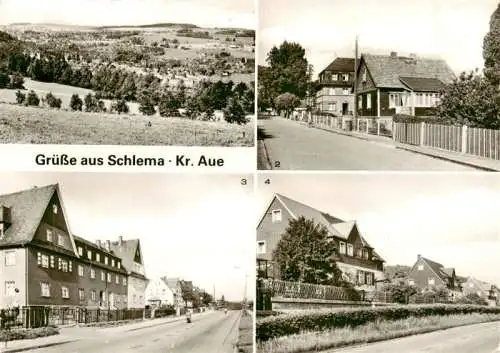 AK / Ansichtskarte  Schlema_Bad Ortsansicht Parkstrasse Auer Strasse Siedlung