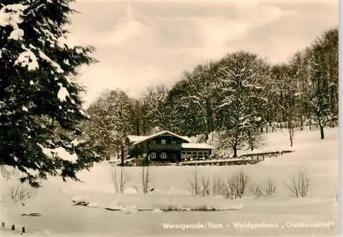 AK / Ansichtskarte  Wernigerode_Harz Waldgasthaus Christianental